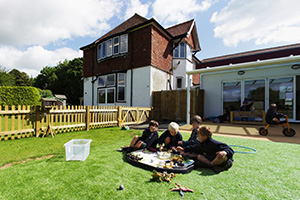 Kindy & Reception outdoor area