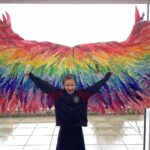 Rainbow Wings on the window